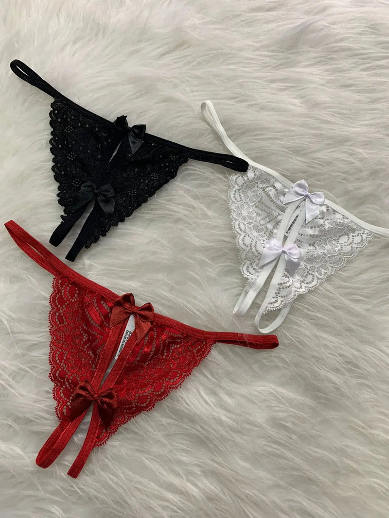 kit 3 Tangas Lingerie Sexy Aberta Fio Calcinha Lançamento sensual apressadinha-