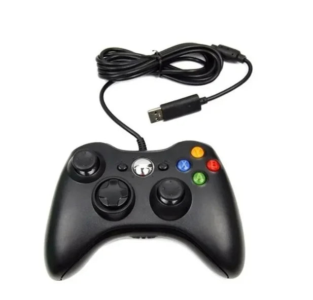 Controle De Xbox 360 com fio para Video Game e PC Joystick Jogo