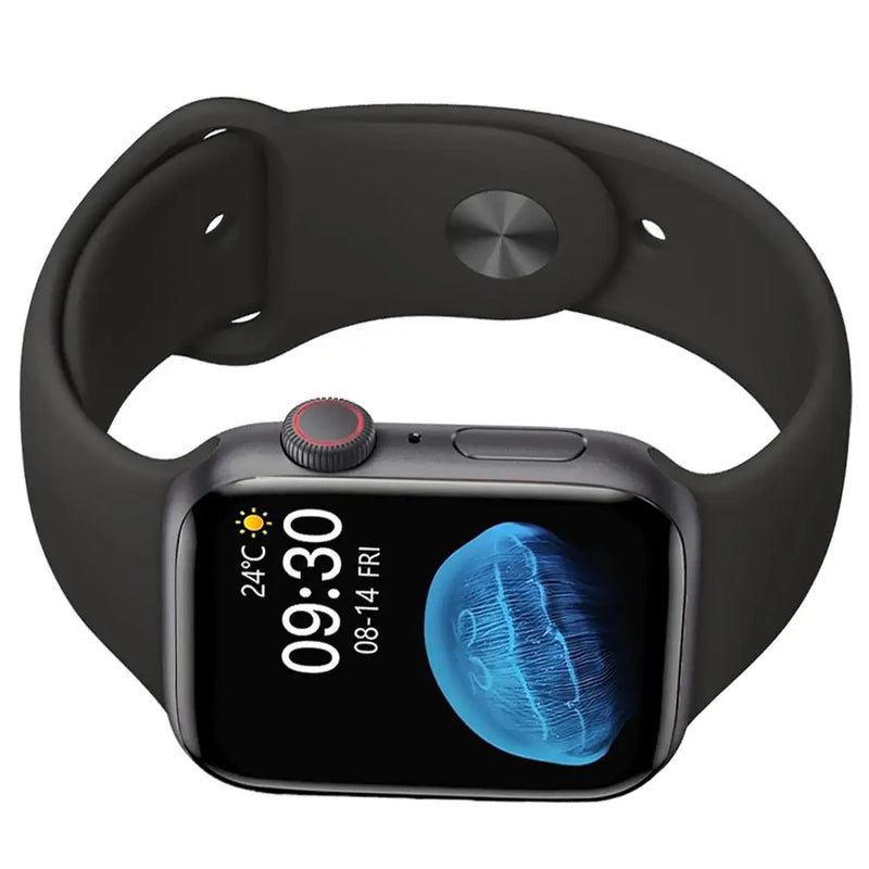 Smartwatch Blulory Glifo 8 com Bluetooth - Relógio Preto Fosco