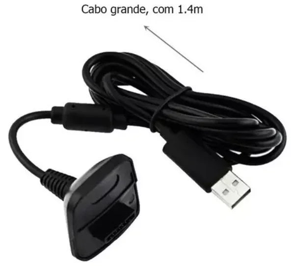 Kit de fonte e carregador USB para controle Xbox 360