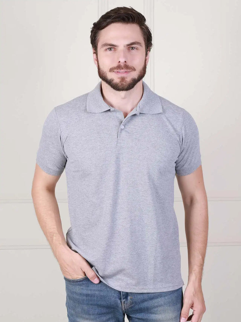 Camiseta polo de lapela moda masculina mmhh