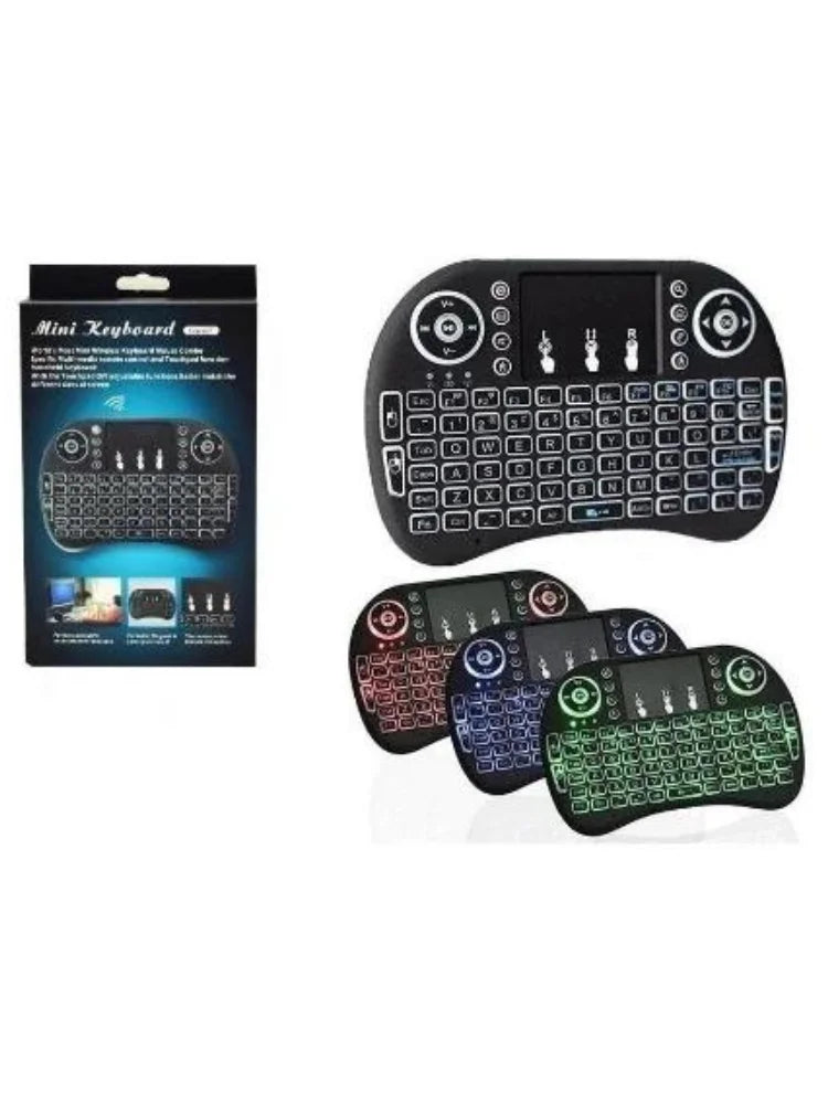 Mini teclado sem fio bluetooth com led para xbox360/ps3/pces/notebooks/netbooks/