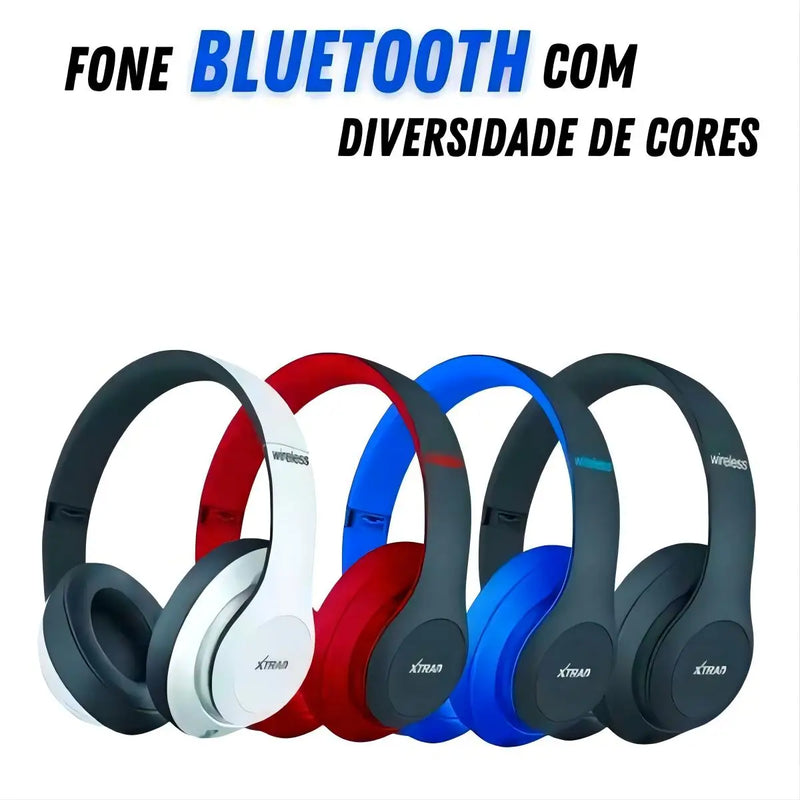 Fone de ouvido sem fio gamer headphone bluetooth estéreo para celular