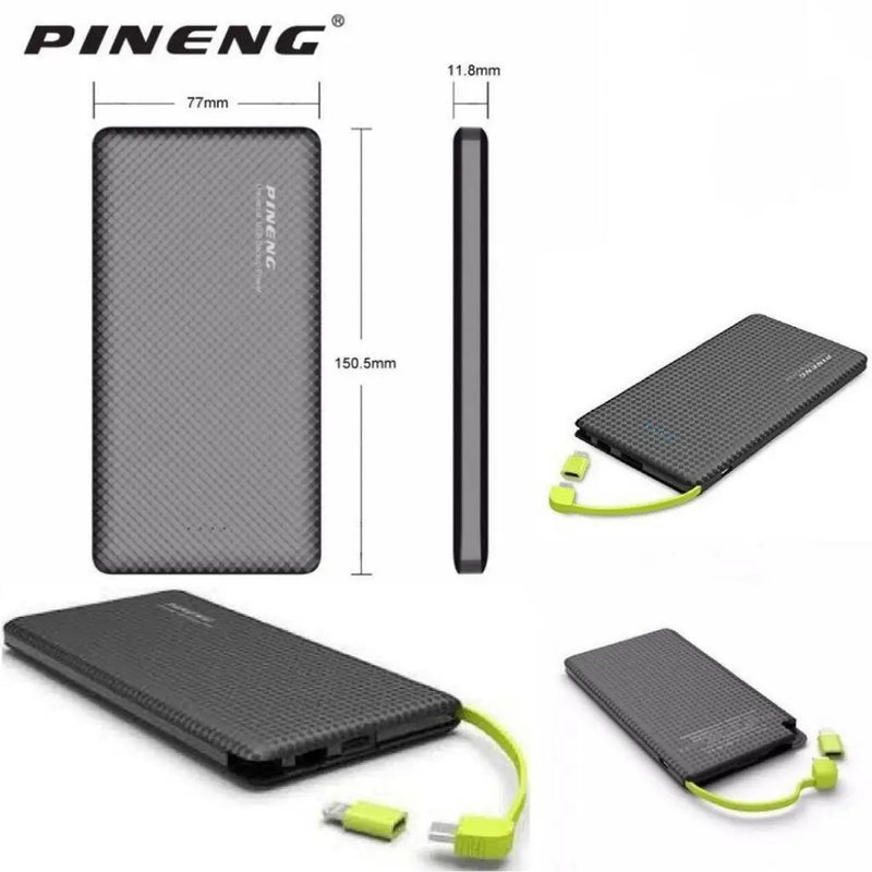 Carregador I_Phone Pineng Power Bank 10.000mAh IPhone V8