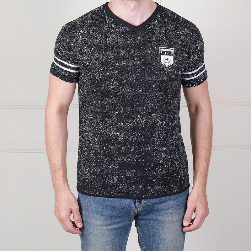 Camiseta mmhh Moda Masculina Estampada com Gola em V