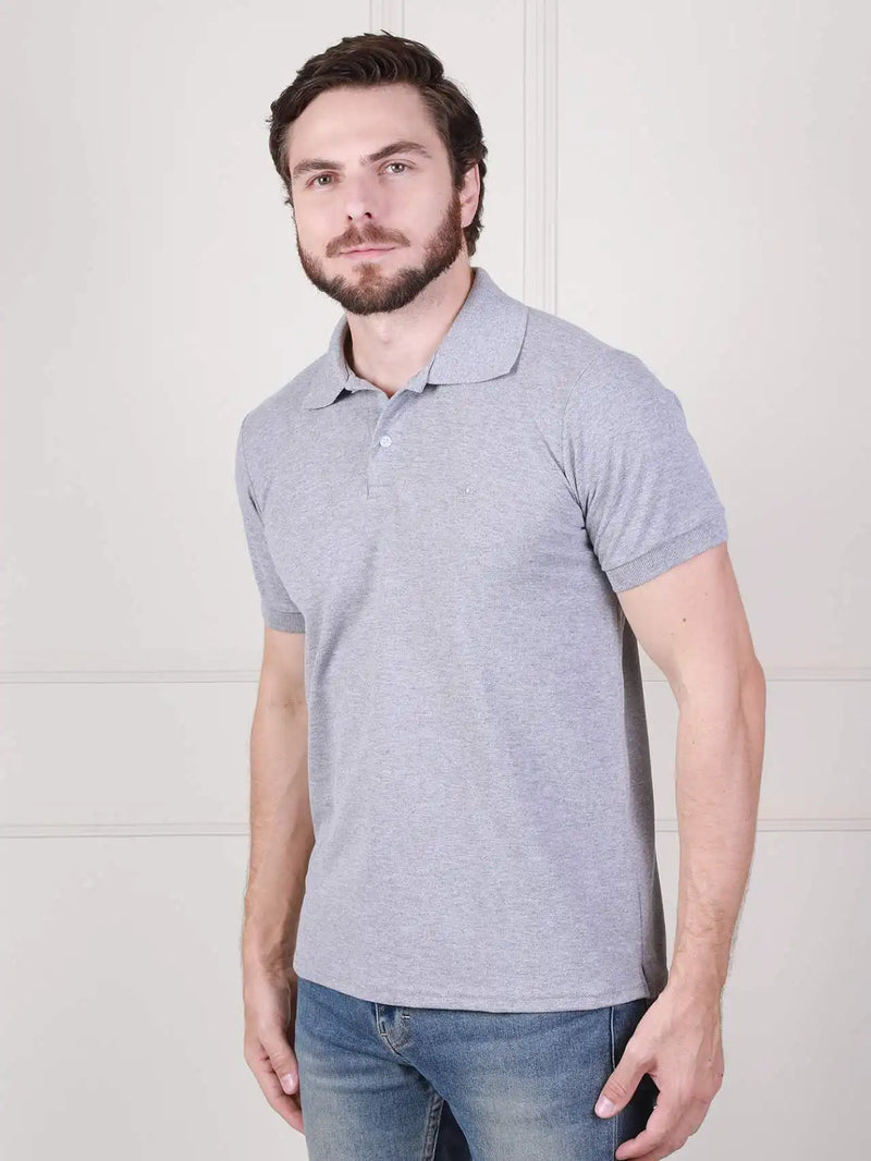 Camiseta polo de lapela moda masculina mmhh