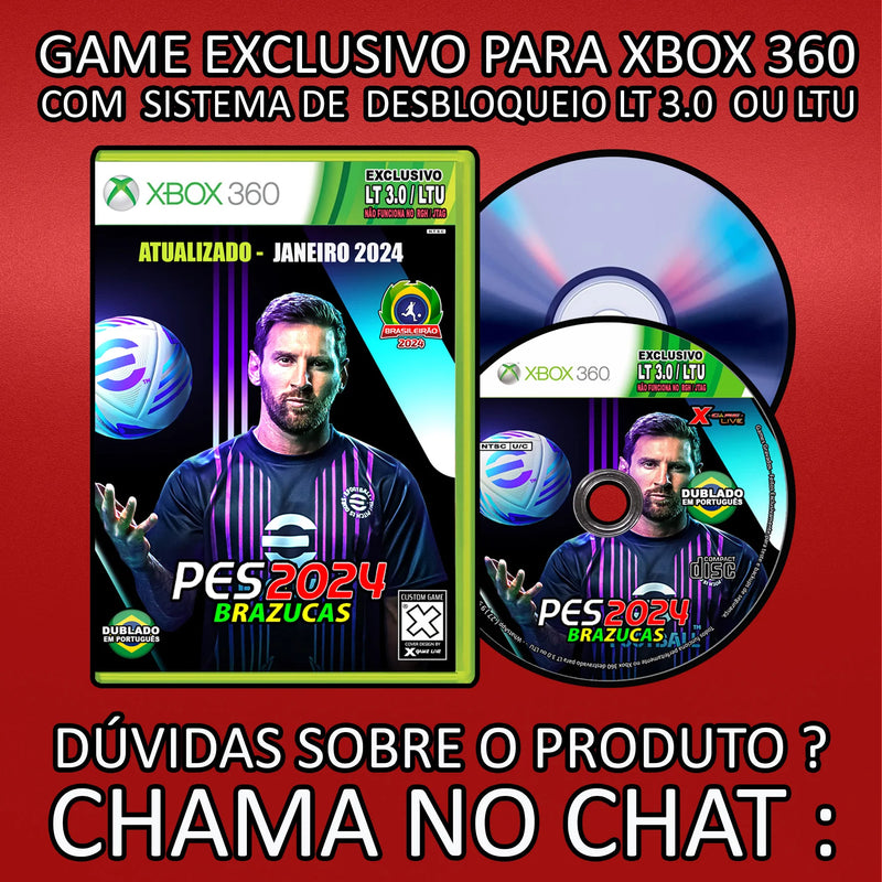 Game P3S 2024 Brazukas-Atualizado-XBOX 360 Lt 3.0 Ltu -Repro DVD Patch Cópia Reprodução Por XGAMELIVE