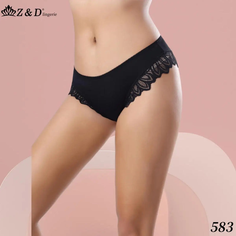 Kit 5 Z&D Lingerie Calcinha Sem Custura Normal Com Genda 583