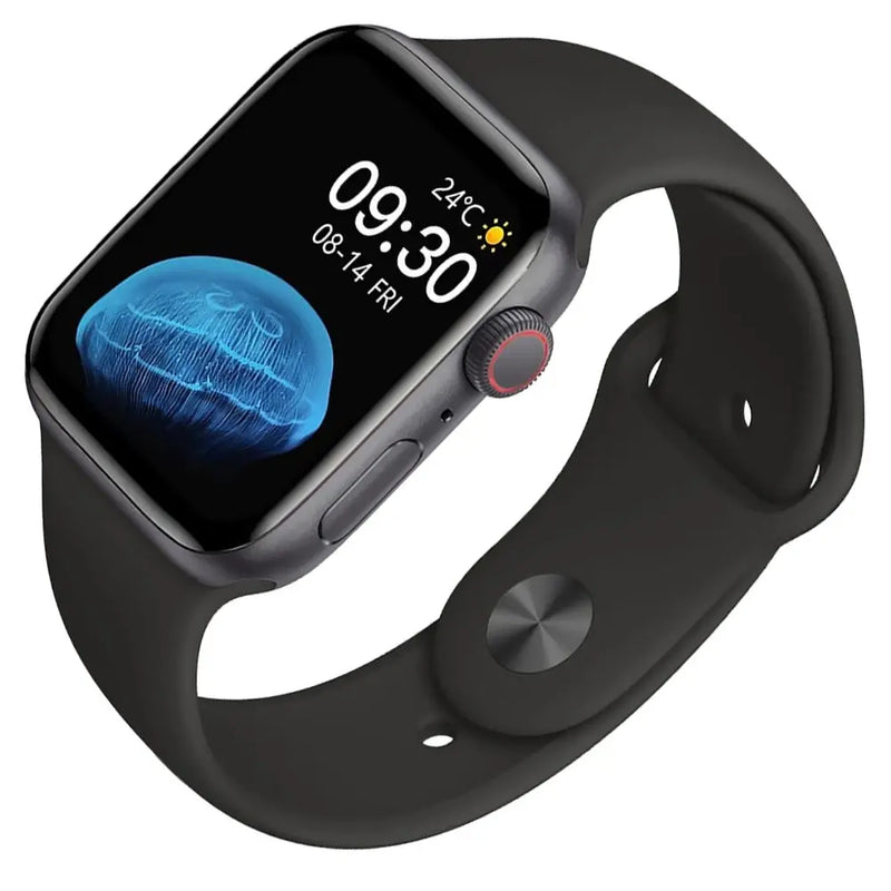 Smartwatch Blulory Glifo 8 com Bluetooth - Relógio Preto Fosco