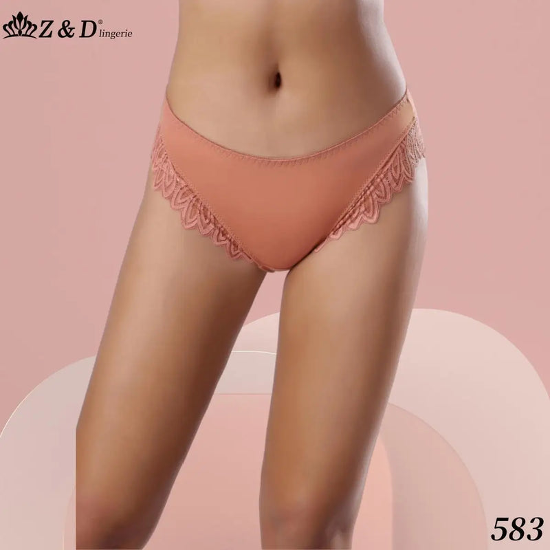 Kit 5 Z&D Lingerie Calcinha Sem Custura Normal Com Genda 583