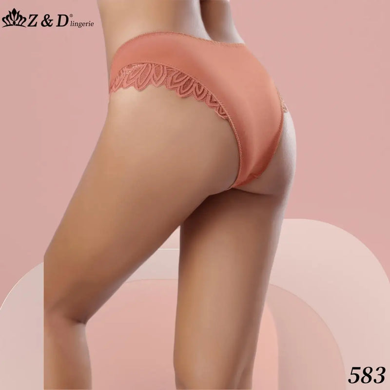 Kit 5 Z&D Lingerie Calcinha Sem Custura Normal Com Genda 583