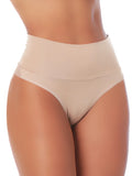 Kit 4 Calcinhas Modeladora Cós Alto Fio Duplo Kit Lingerie Tanga Tanguinha Luxo