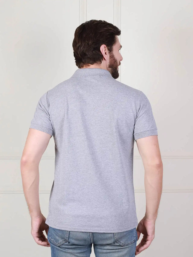 Camiseta polo de lapela moda masculina mmhh