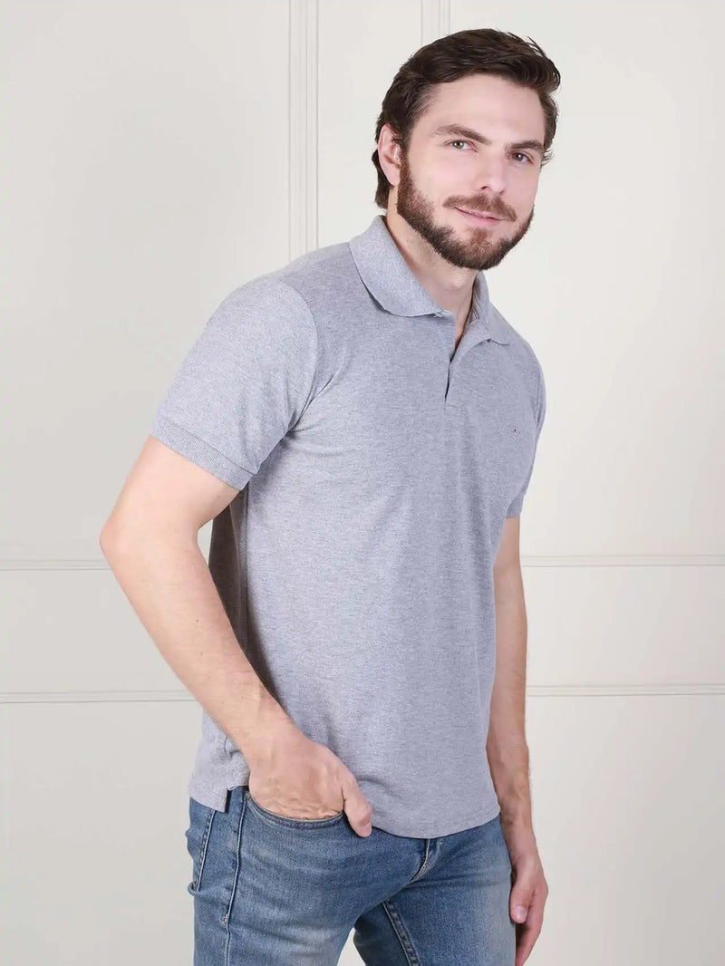 Camiseta polo de lapela moda masculina mmhh