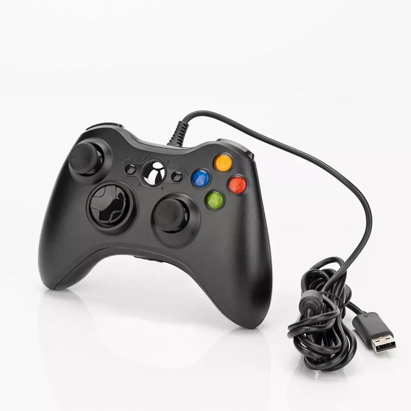 Controle De Xbox 360 com fio para Video Game e PC Joystick Jogo