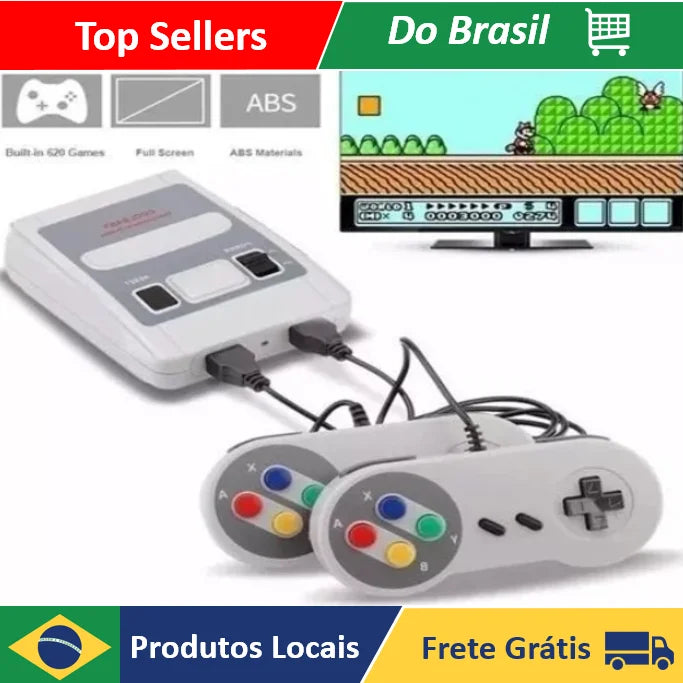 Video Game Retro 620 Jogos Em 1 Com 2 Controles