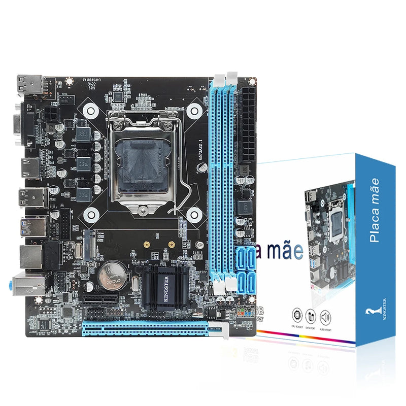 Placa-mãe H81 lga 1150 16 GB com suporte DDR3 SATA3.0 USB3.0 placa de base lga1150 processador Pentium Celeron Core i3/i5/i7