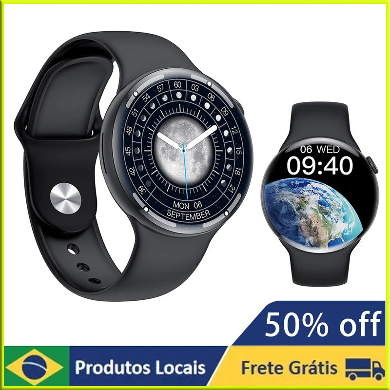 Smartwatch Relógio inteligente 2023 pro tecnologia brasileira high-end