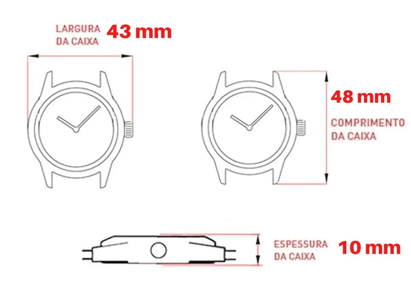 Relógio Technos Feminino Dourado Médio Banhado Original com Garantia