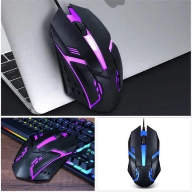 Mouse Gamer ALFA Usb 1200dpi Led Rgb Com Fio JX-M20