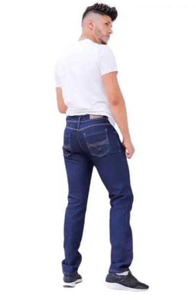 Calça Masculina Skinny Jeans Escuro