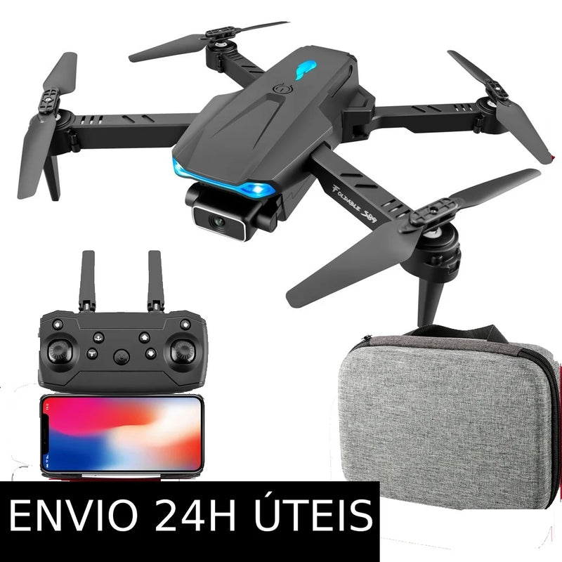 Drone profissional S89, câmera 4K HD, Wi-Fi de 2,4 Ghz, voo 360