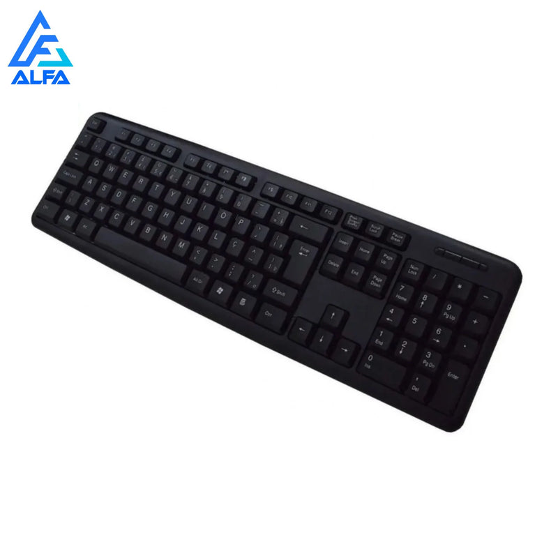 Teclado Usb Abnt2 Padrão Brasileiro Super Macio para Notebook e PC