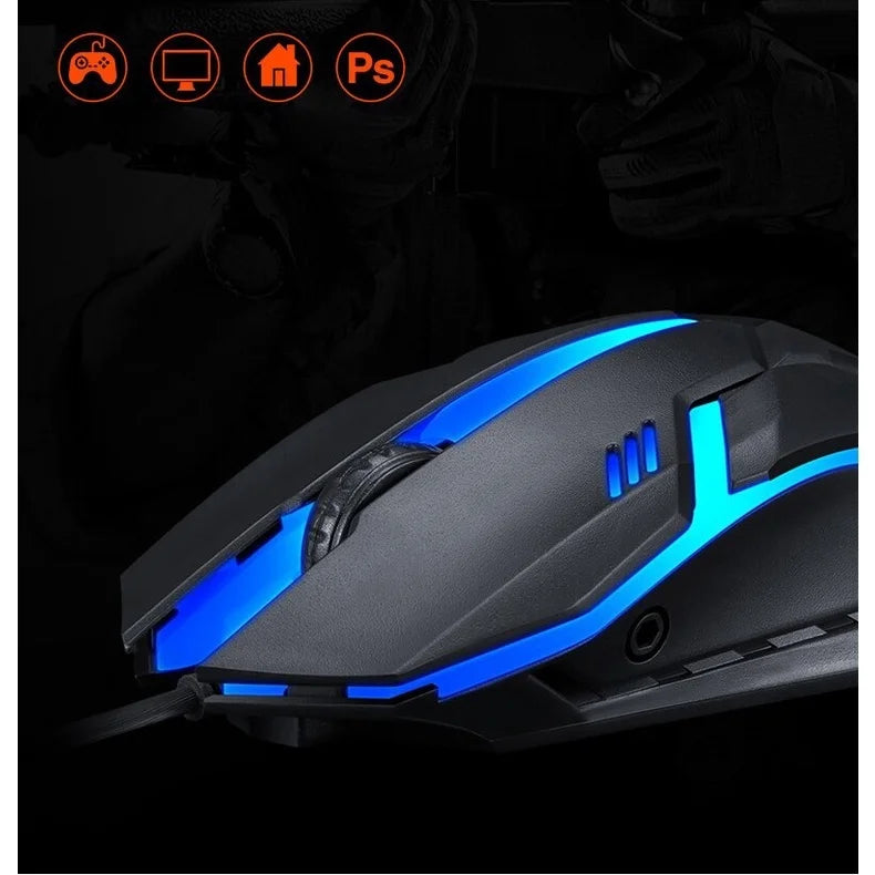 Mouse Gamer ALFA Usb 1200dpi Led Rgb Com Fio JX-M20