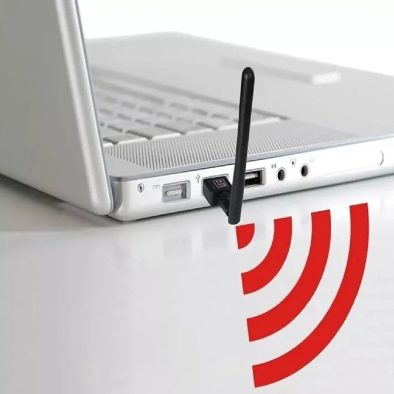 Antena Wi-fi Adaptador Wireless 1200mb/s Usb para PC Notebook