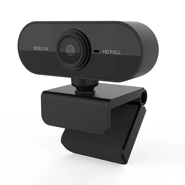 Webcam Full Hd 1080p Usb Mini Câmera Computador C/ Microfone Articulada Para Lives e videos