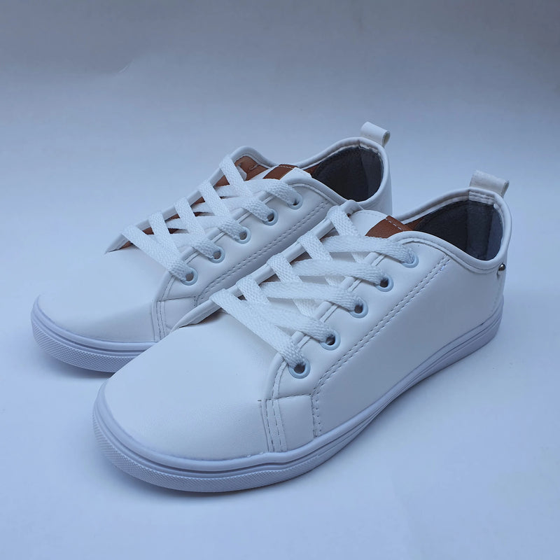 Tênis Feminino Casual Branco Tipo Sapatenis Bella 163