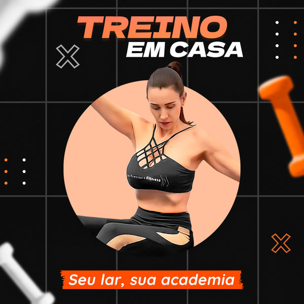 Treine em casa: Seu lar, sua academia.