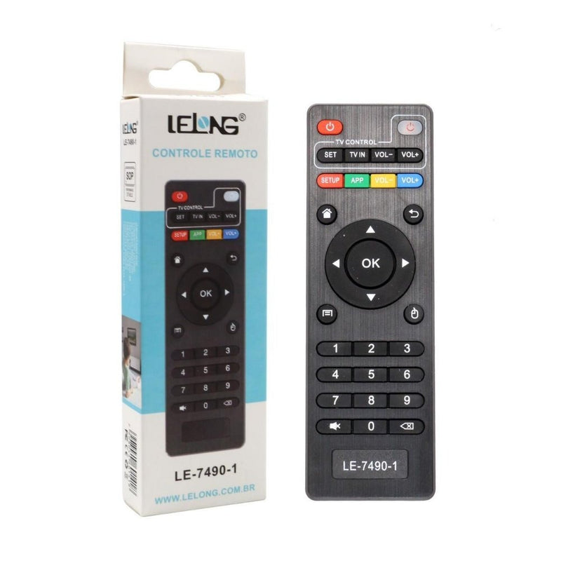 CONTROLE REMOTO PARA TV BOX SMART TV LE7490 (7151)