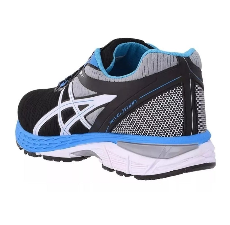 Tênis Asics Gel Revelation Preto Azul (AsicGel_Blue)