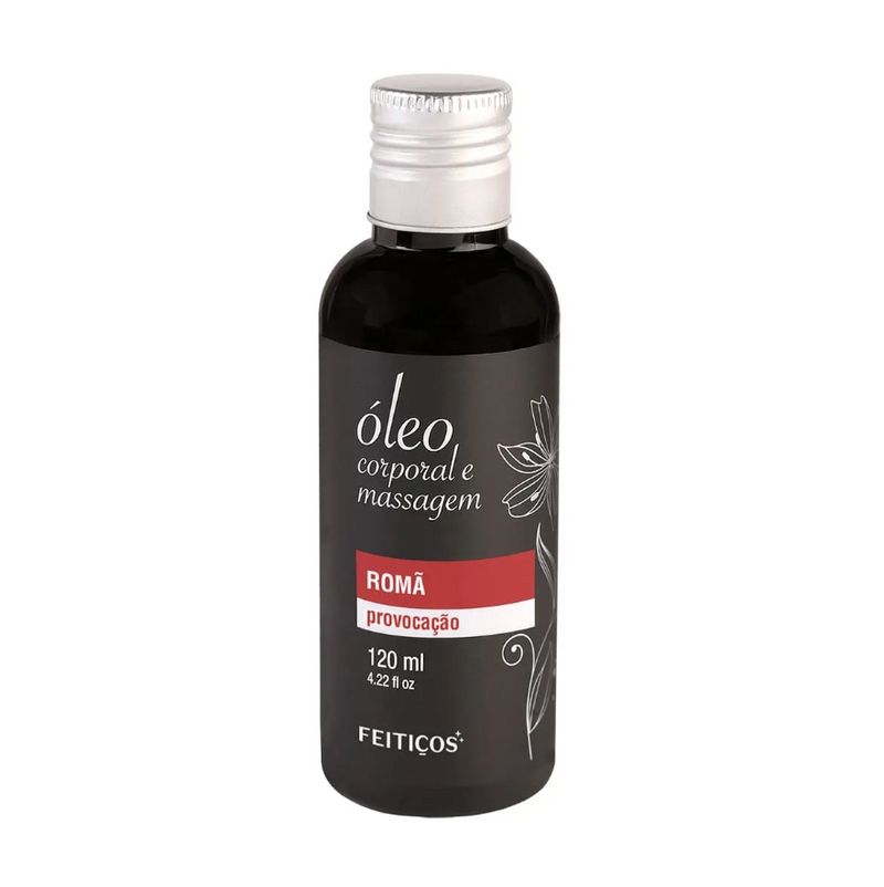 Óleo para massagem sensual ROMÃ 120ml - Feitiços Aromáticos (FA6043)