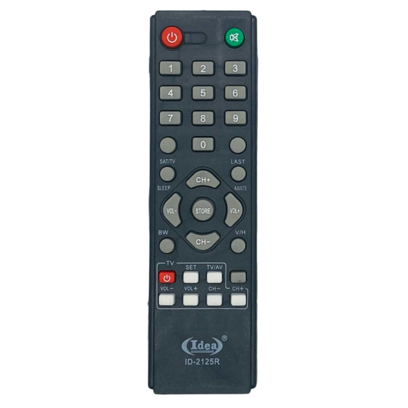 Controle Remoto Compatível Receptor TV Century Marca Idea (CONTROLID2125R)