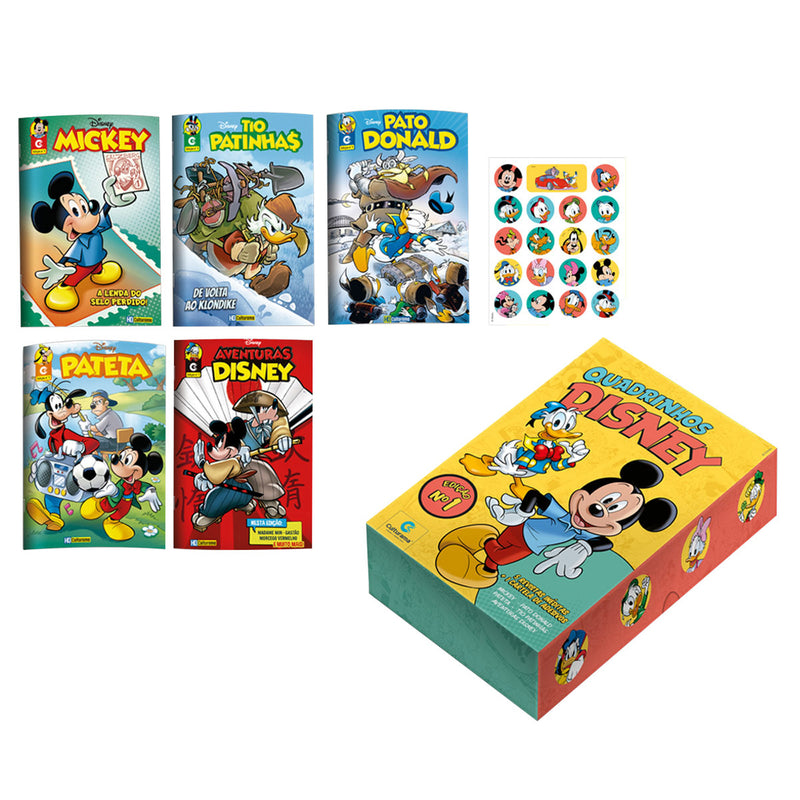 Conjunto Box De Livros HQ Mickey Mouse Edição 1 e Edições 0 a 4 (2657)