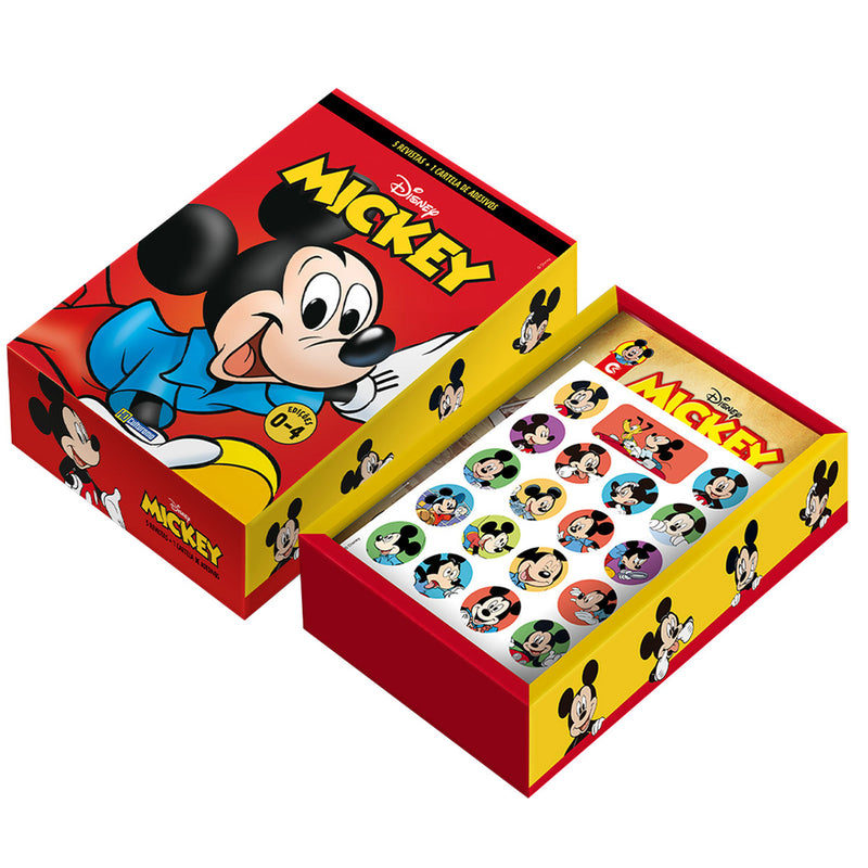 Conjunto Box De Livros HQ Mickey Mouse Edição 1 e Edições 0 a 4 (2657)