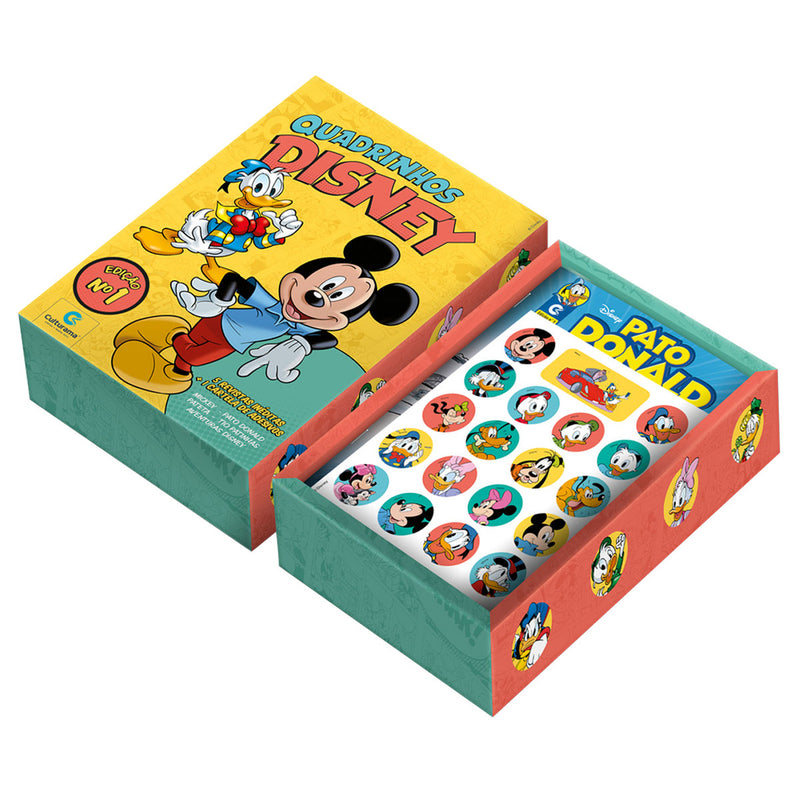 Conjunto Box De Livros HQ Mickey Mouse Edição 1 e Edições 0 a 4 (2657)