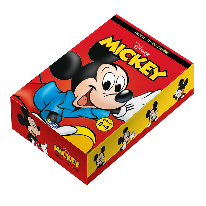 Conjunto Box De Livros HQ Mickey Mouse Edição 1 e Edições 0 a 4 (2657)