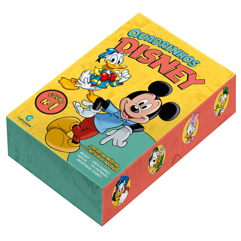 Conjunto Box De Livros HQ Mickey Mouse Edição 1 e Edições 0 a 4 (2657)