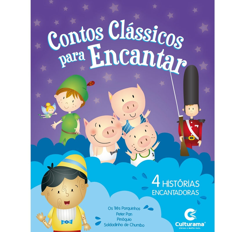 Livro Infantil Contos Clássicos Para Encantar Roxo Culturama (2015)