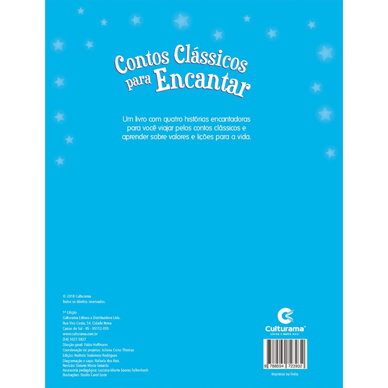 Livro Infantil Contos Clássicos Para Encantar Roxo Culturama (2015)