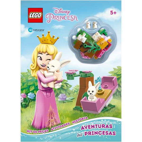 Livro Infantil Aventura Das Princesas Disney Com Kit De Peças Lego Culturama (2