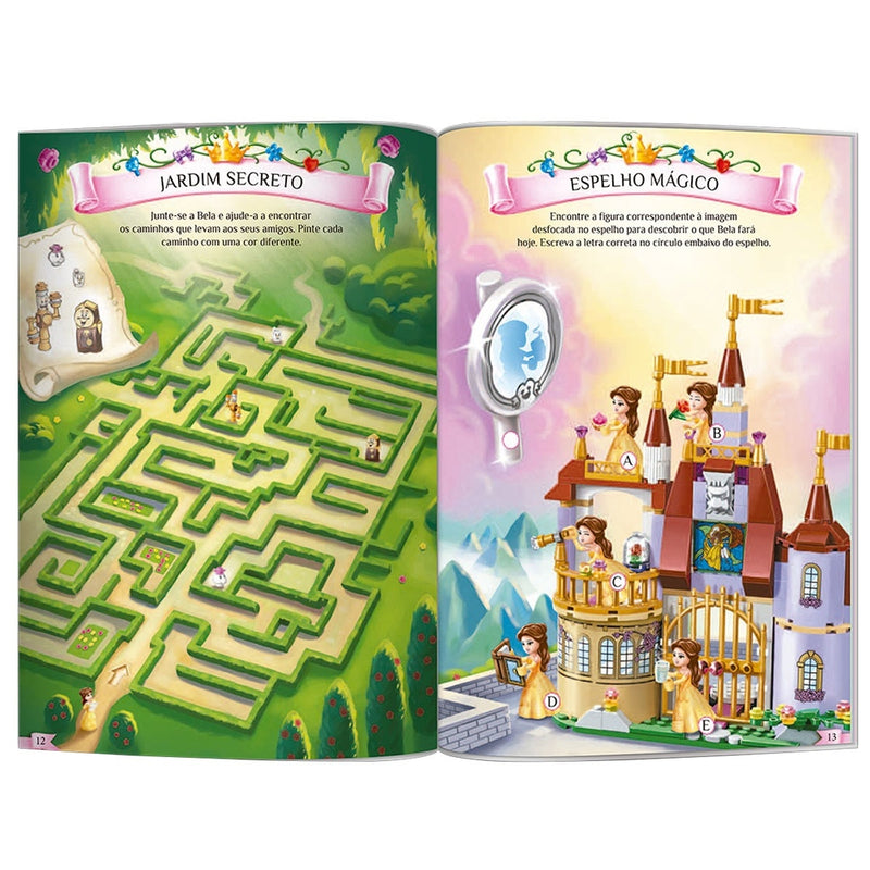 Livro Infantil Conheça As Princesas Disney Com Kit De Peças Lego Culturama (20