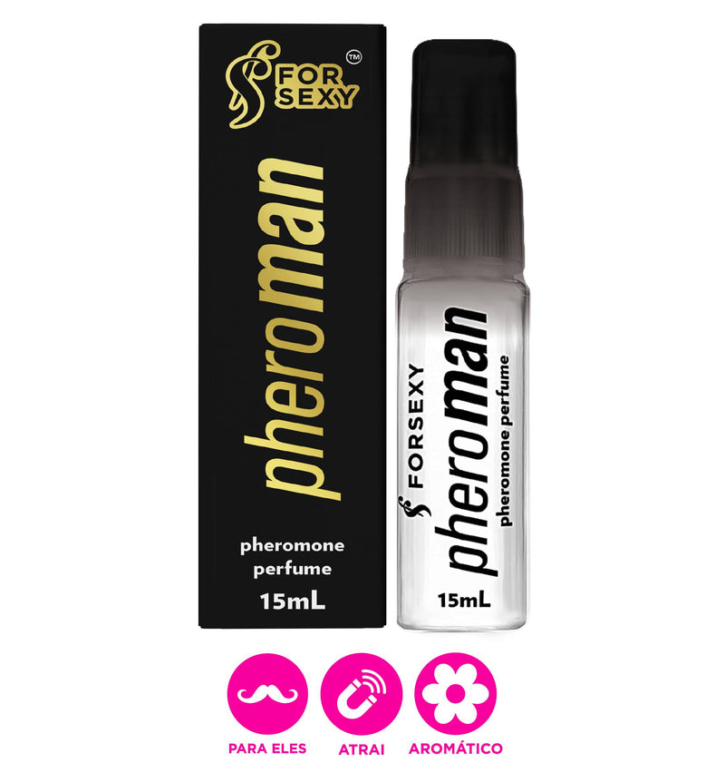 Perfume Masculino PheroMan Afrodisíaco - Pheromone 15ml - For Sexy (FSPHEM)