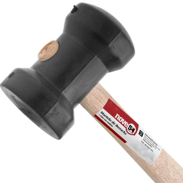 Martelo de Borracha 40mm preto Nove54 (2746)