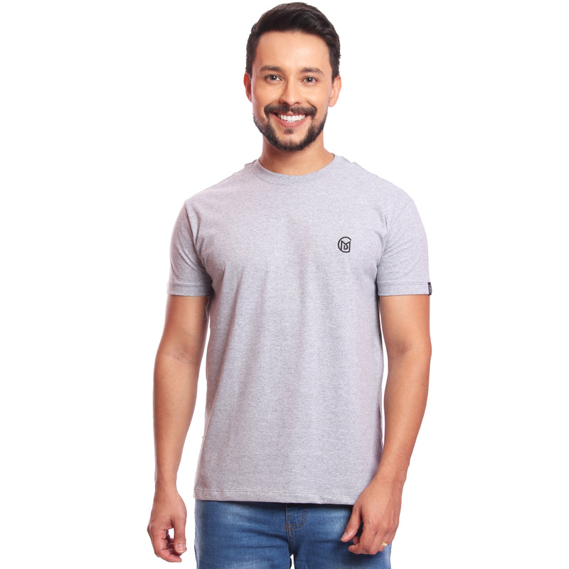 Camiseta Masculina Camisa Bordada 100% Algodão Premium Fio 30.1 (CMD010CME mmhh)