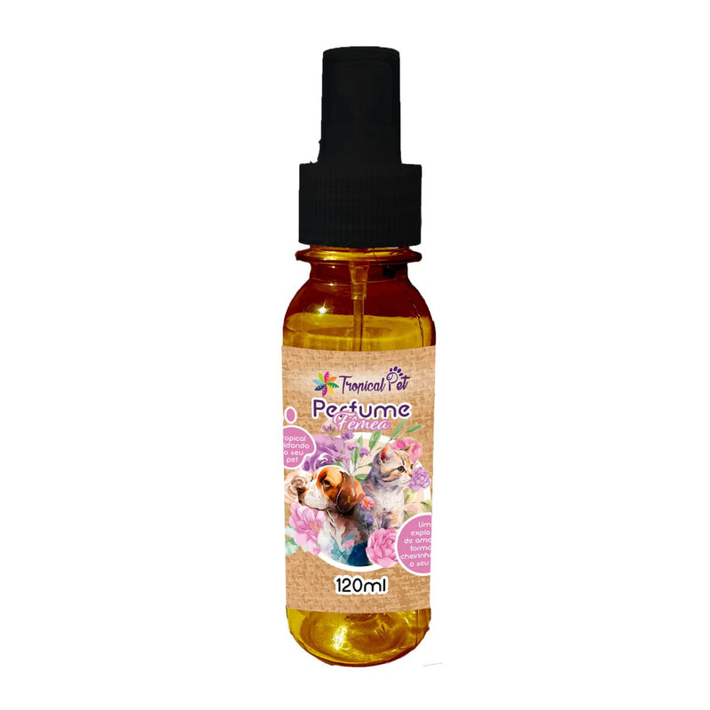 Perfume Para Pet Fêmea Cães E Gatos 120ml Aromas Tropicais (TA5938100V)