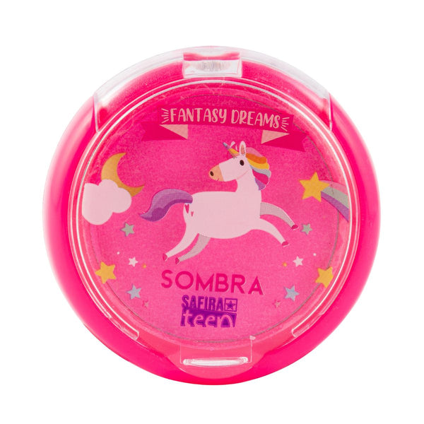 Kit Paletas de Sombra Coleção Fantasy Unicórnio 4unid Safira Cor da sombra:Co